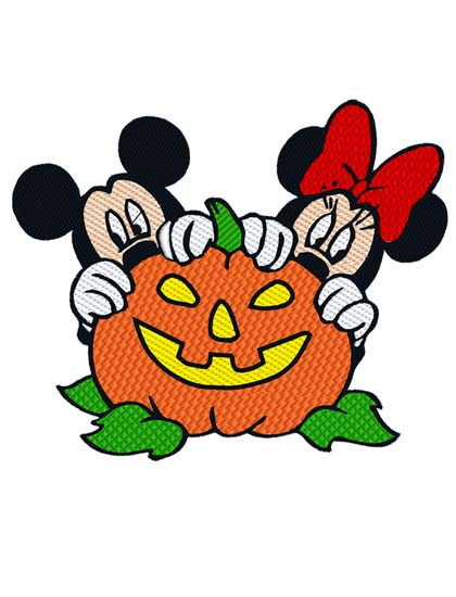 Mickey Minnie Pumpkin